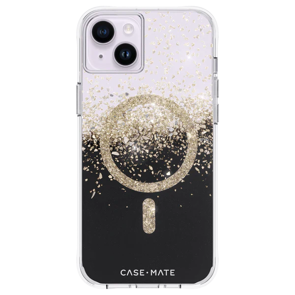 CASE-MATE iPhone 14 - Karat Onyx Case with Magsafe - Clear Multi-color