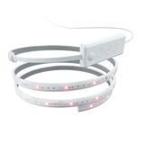 مجموعة NANOLEAF Essentials Smart Lightstrip Starter Kit، شريط إضاءة متغير الألوان RGBCW بطول 80 بوصة، مزود بتقنية بلوتوث/Thread، بطول مترين، لون أبيض
