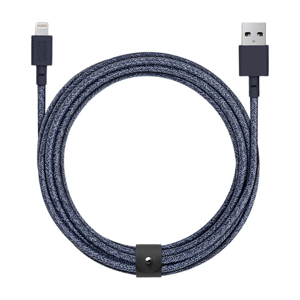 NATIVE UNION Belt Lightning Cable XL 1.2M - Indigo