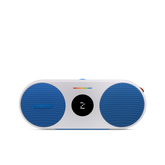 مشغل موسيقى بولارويد P2، مكبر صوت لاسلكي محمول بتقنية بلوتوث - أزرق وأبيض
