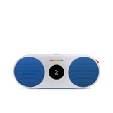 مشغل موسيقى بولارويد P2، مكبر صوت لاسلكي محمول بتقنية بلوتوث - أزرق وأبيض