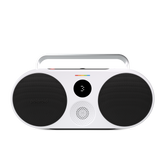 مشغل موسيقى بولارويد P3، مكبر صوت لاسلكي محمول بتقنية بلوتوث - أسود وأبيض