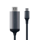 SATECHI Aluminum Type-C to HDMI Cable 4K 60Hz - Space Gray