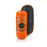 WACACO Nanopresso - Hand Powered Espresso Machine for Ground Coffee Tattoo Version (Manually Powered) - Orange