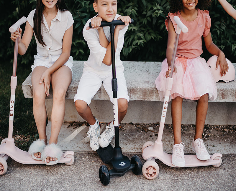 Bird Birdie Glow: Kids' Kick Scooter with LED Wheels