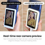 Insta360 Selfie Screen  Snap  With Magnetic Ring Plus Light