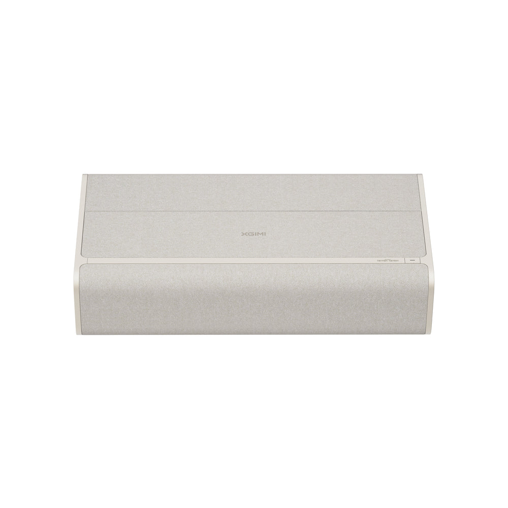 XGIMI Aura 2 4K ultra short throw laser projector, in living room