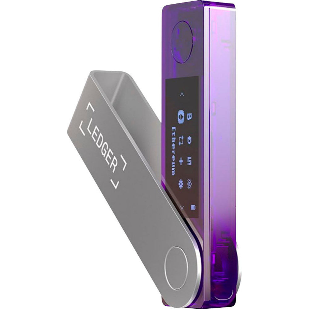 LEDGER Nano X Crypto Hardware Wallet - Cosmic Purple