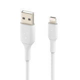 Belkin - Boost Charge USB-A to Lightning PVC Cable 1Meter - White