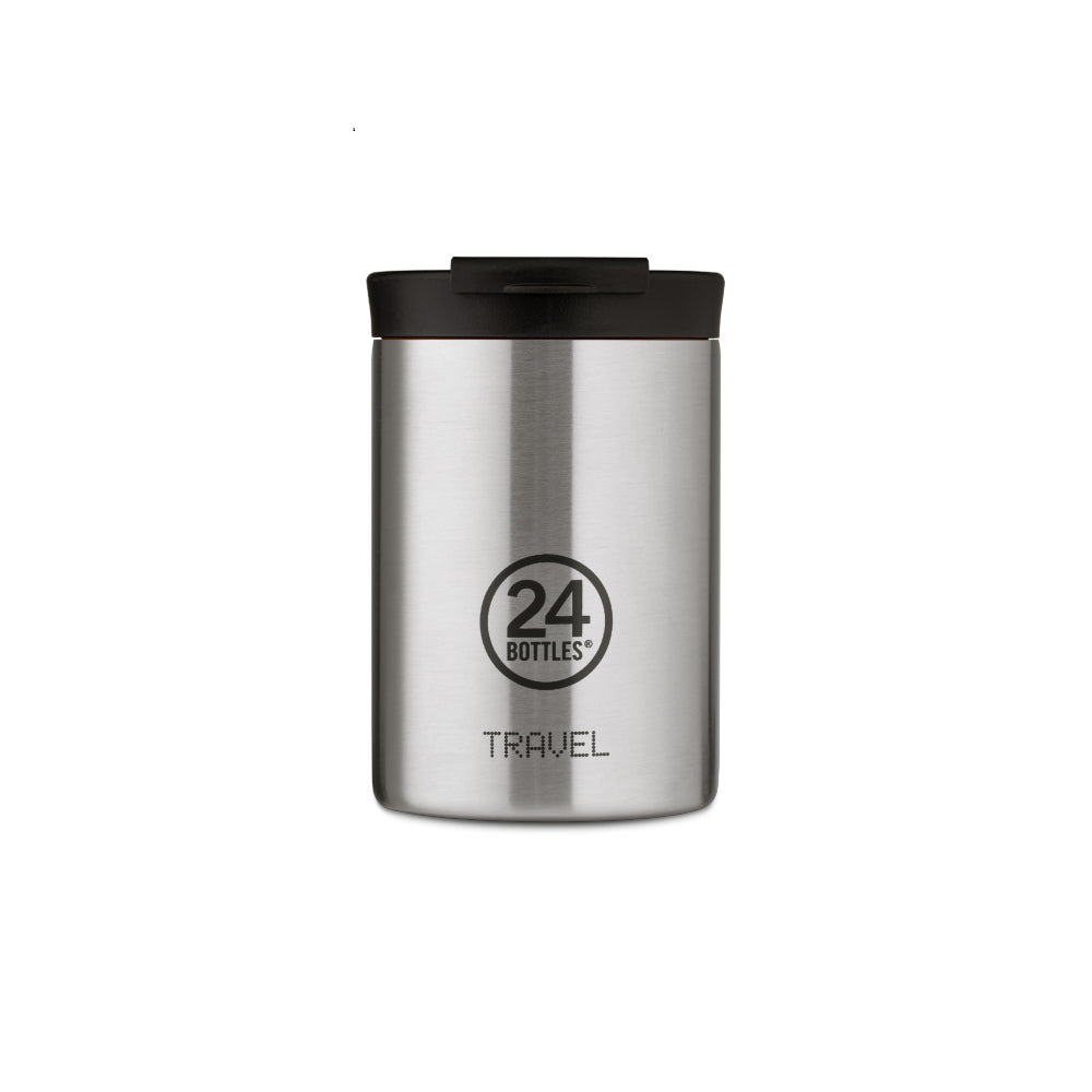 24BOTTLES Double Walled Stainless Steel Travel Tumbler - 350ml - Steel