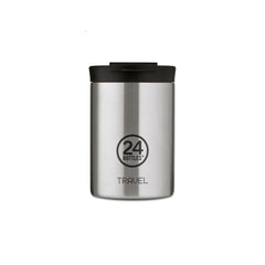 24BOTTLES Double Walled Stainless Steel Travel Tumbler - 350ml - Steel
