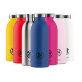24BOTTLES Clima Double Walled Stainless Steel Water Bottle - 850ml - Stone Ice White