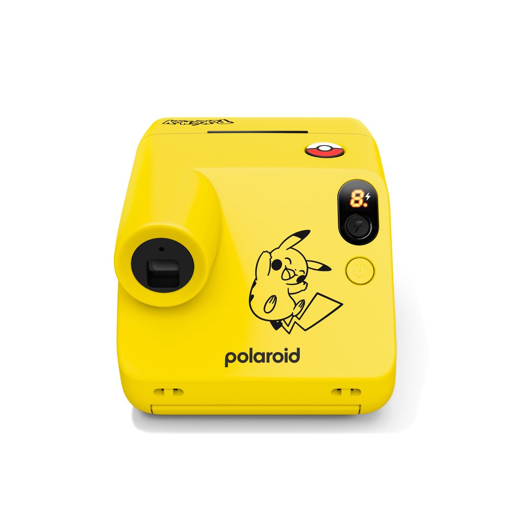 Polaroid Go Gen 3 Pokémon Edition Instant Camera | Pocket Analog Camera, Selfie Mirror, Self-Timer, Double Exposure, Strong Flash, 63.75mm Lens, USB-C, Custom Lanyard - Pikachu