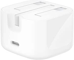 Belkin BoostCharge USB-C Wall Charger 30W, Power Delivery Fast Charger, PPS Compatible, Compact USB-C Phone & Tablet Charger, with UK Plug, White
