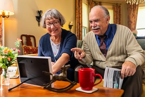 Smart WiFi Digital Photo Frame myFirst Frame Live 10 Inch 1280x800 LCD Touch Screen, Auto-Rotate Portrait and Landscape, 32GB Memory with Cloud Storage, Share Moments Instantly via myFirst Circle App