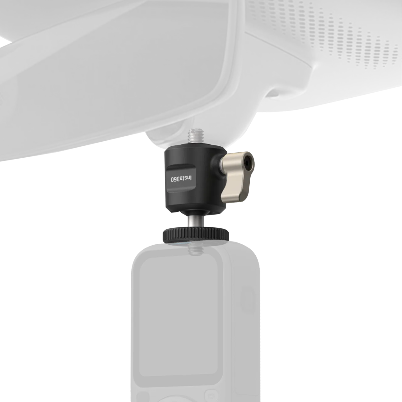 Insta360 X6 In-Car Mount Adapter - 1/4Inch - Black - Shop - view 5