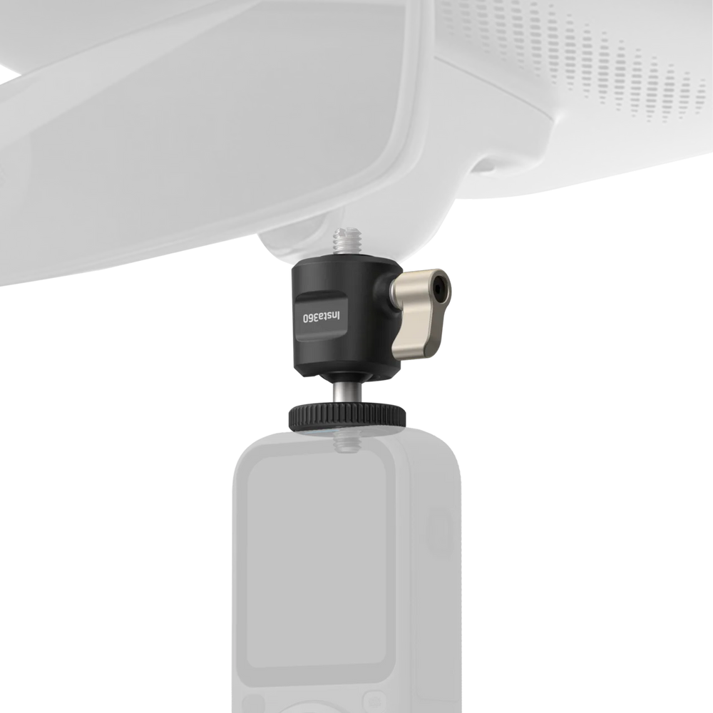 Insta360 X6 In-Car Mount Adapter - 1/4Inch - Black - Shop - view 5