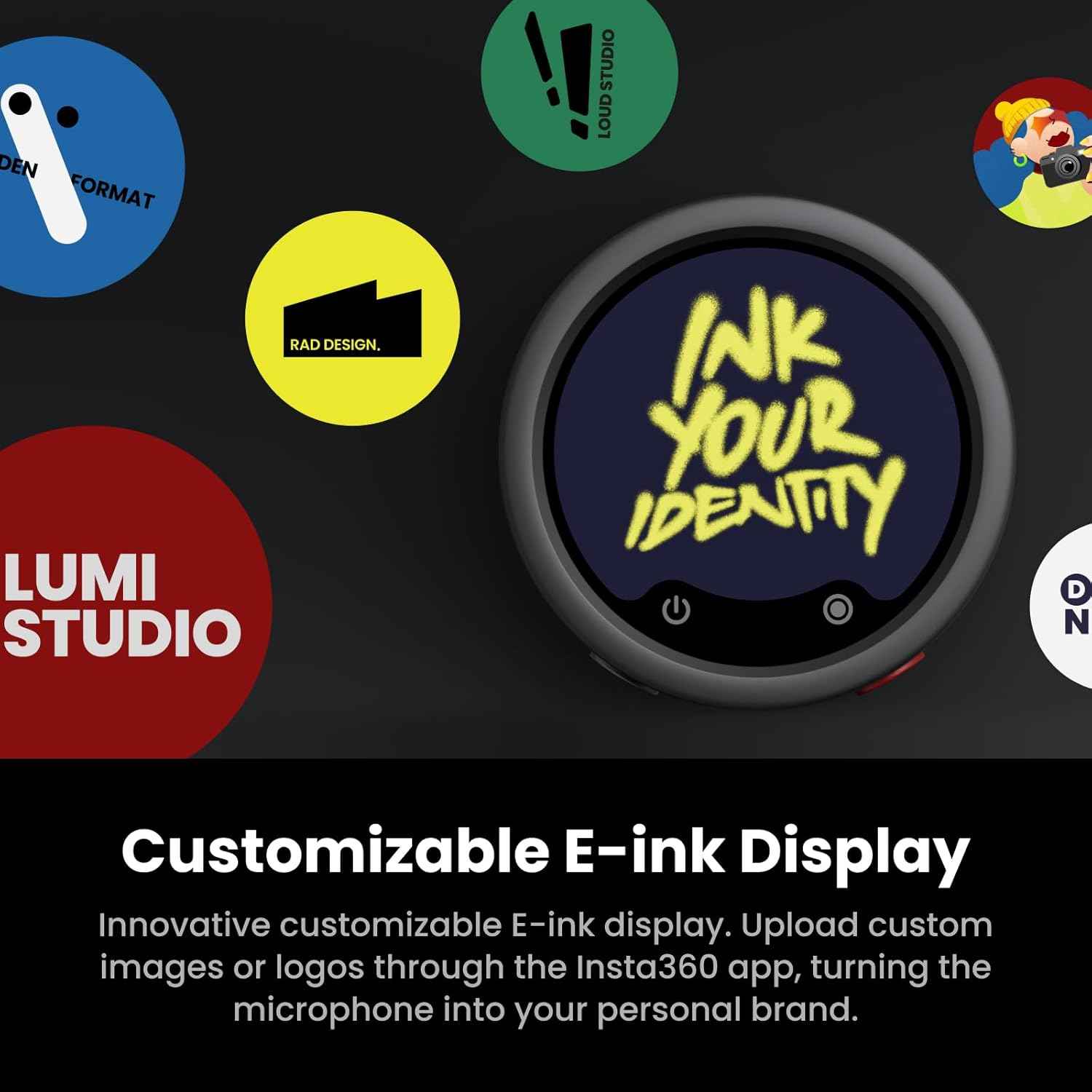 Insta360 Mic Pro 1 TX + 1 RX| AI Powered Wireless Mic & Receiver