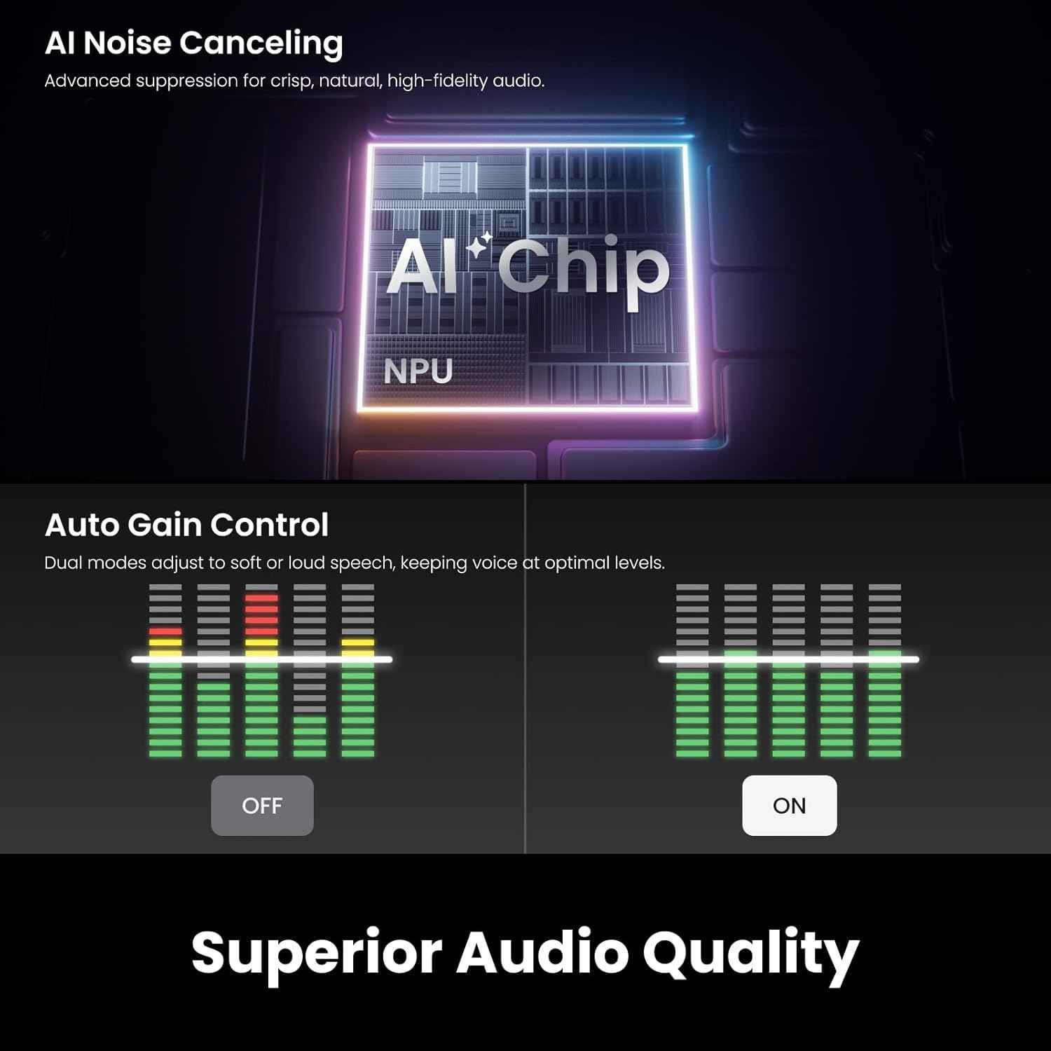 Insta360 Mic Pro Transmitter| AI Powered Wireless Microphone