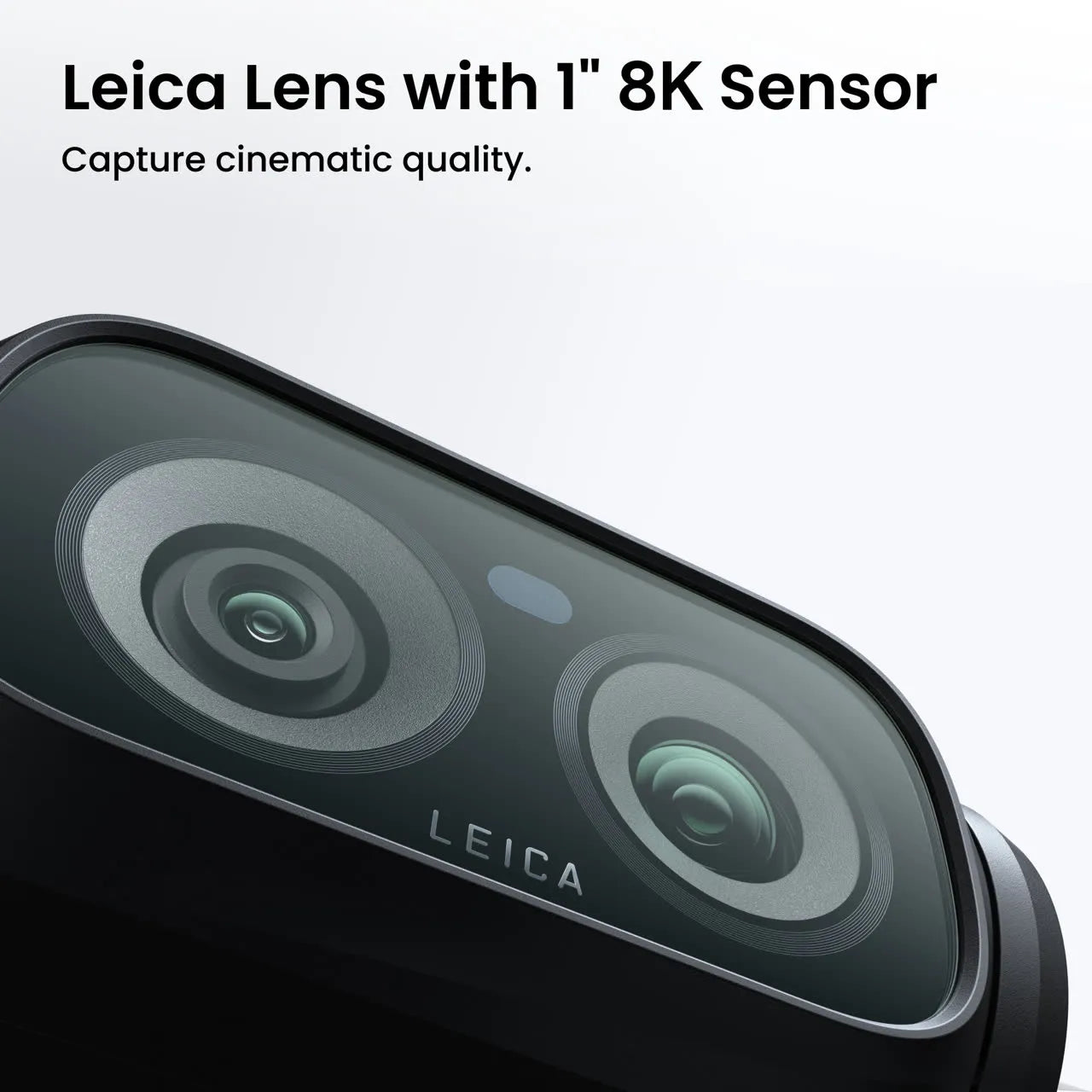 Insta360 Luna Ultra Creator Bundle| 8K Pocket Size Gimbal Camera w/ Dual Leica Lens System, Standard Kit + Battery Handle + Mic Pro Tx + Wide-Angle Lens + Carry Case, For Content Creators, Black