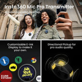 Insta360 Luna Ultra Creator Bundle| 8K Pocket Size Gimbal Camera w/ Dual Leica Lens System, Standard Kit + Battery Handle + Mic Pro Tx + Wide-Angle Lens + Carry Case, For Content Creators, Black