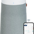 BLUEAIR Blue Max 3450i | Hi-Performance Air Purifier, 3-Stage Filtration, Collects Dust, Gas, Pet Hair, VOCs, Washable Fabric Pre-Filter, for Home/Office – Up to 540 sqf Room size - White Grey