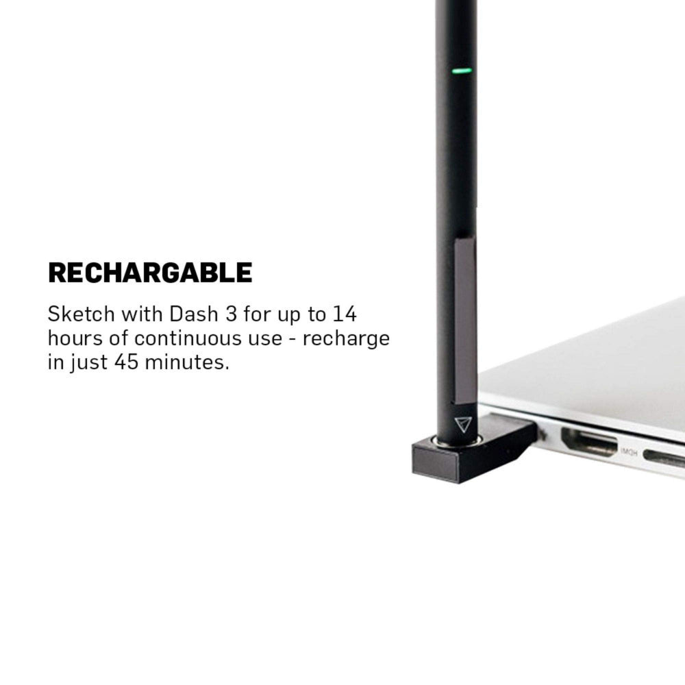 Adonit - Dash 3 Fine Point Precision Stylus Silver