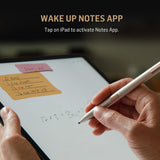 قلم Best Note Natural بتقنية رفض راحة اليد لجهاز iPad Pro - ذهبي 