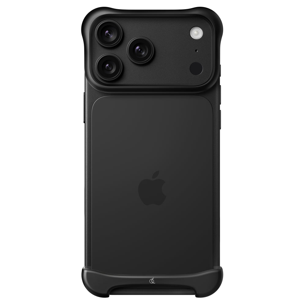 Arc iPhone 18 Pro Pulse Aluminum Case | Aerospace Metal Bumper, Shockproof Slim Anti-Scratch Protective Case, 10-ft Drop Tested, MagSafe Wireless Charging, Aluminum Matte, Black