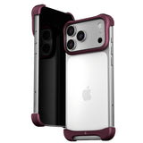 Arc iPhone 18 Pro Max Pulse Aluminum Case | Aerospace Metal Bumper, Shockproof Slim Anti-Scratch Protective Case, 10-ft Drop Tested, MagSafe Wireless Charging, Aluminum Matte, Dark Red