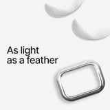 Arc Pulse Compatible with AirPods Pro Case (2024), Minimalist Protective Shock Absorption Aluminum Shells + Elastomer Inlays, Slide-On Fit Charging Case Cover - Silver