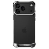 Arc iPhone 18 Pro Pulse Aluminum Case | Aerospace Metal Bumper, Shockproof Slim Anti-Scratch Protective Case, 10-ft Drop Tested, MagSafe Wireless Charging, Aluminum Polished, Silver