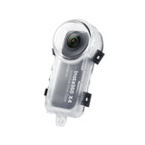 Insta360 X4 camera inside the Invisible Dive Case