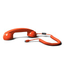 Native Union Pop Phone Alarm Retro Handset USB-C, Plug and Talk Connection, Hi-Quality Microphone and Speaker, Less Radiation, for iPhone 17/16/15 Tablets MacBooks Laptops w/ USB-C port - Alarm Red