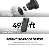Insta360 X4 Air Starter Bundle| Lightest 8K 360 Action Camera for Epic Adventures| for Travel, Sports, Family Moments, Vlogging| Smooth, Stable, Easy-to-Edit Videos Anytime, Anywhere - White