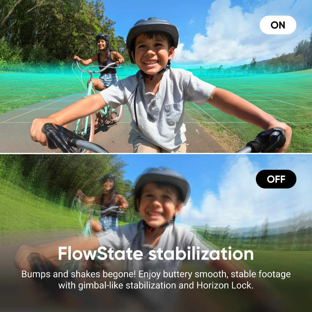 كاميرا الحركة Insta360 GO 3S 4K ذات الزاوية الواسعة باللون الأبيض القطبي