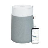 BLUEAIR Blue Max/Pure 3350i, Smart Air Purifier, Air Quality Sensor, HEPASilent Filter UpTo 86m² Room Removes 99.97% Pollen, Dust, Mould, Bacteria, Viruses|Activated Carbon Reduces VOCs, Odours