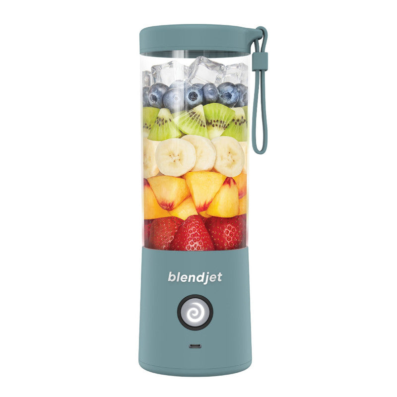 خلاط BLENDJET V2 المحمول، أقوى خلاط صغير الحجم في العالم بسعة 16 أونصة، خالٍ من مادة BPA، لون جلاسير