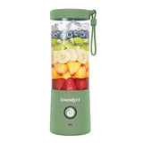 خلاط BLENDJET V2 المحمول، أقوى خلاط صغير الحجم في العالم بسعة 16 أونصة، خالٍ من مادة BPA، لون زجاج البحر