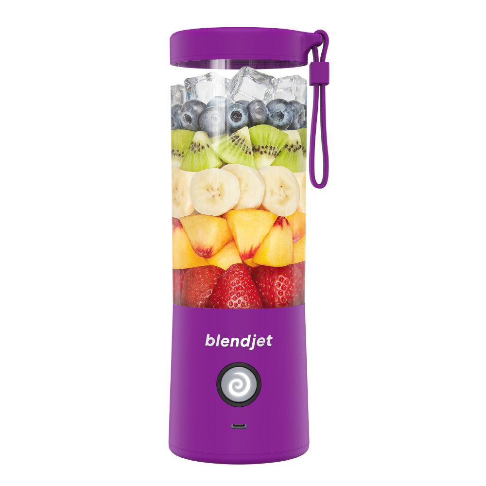 خلاط BLENDJET V2 المحمول - أقوى خلاط صغير الحجم في العالم بسعة 16 أونصة وخالٍ من مادة BPA - بنفسجي