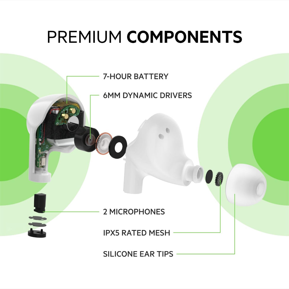BELKIN Soundform Rise - True Wireless Earbuds - White