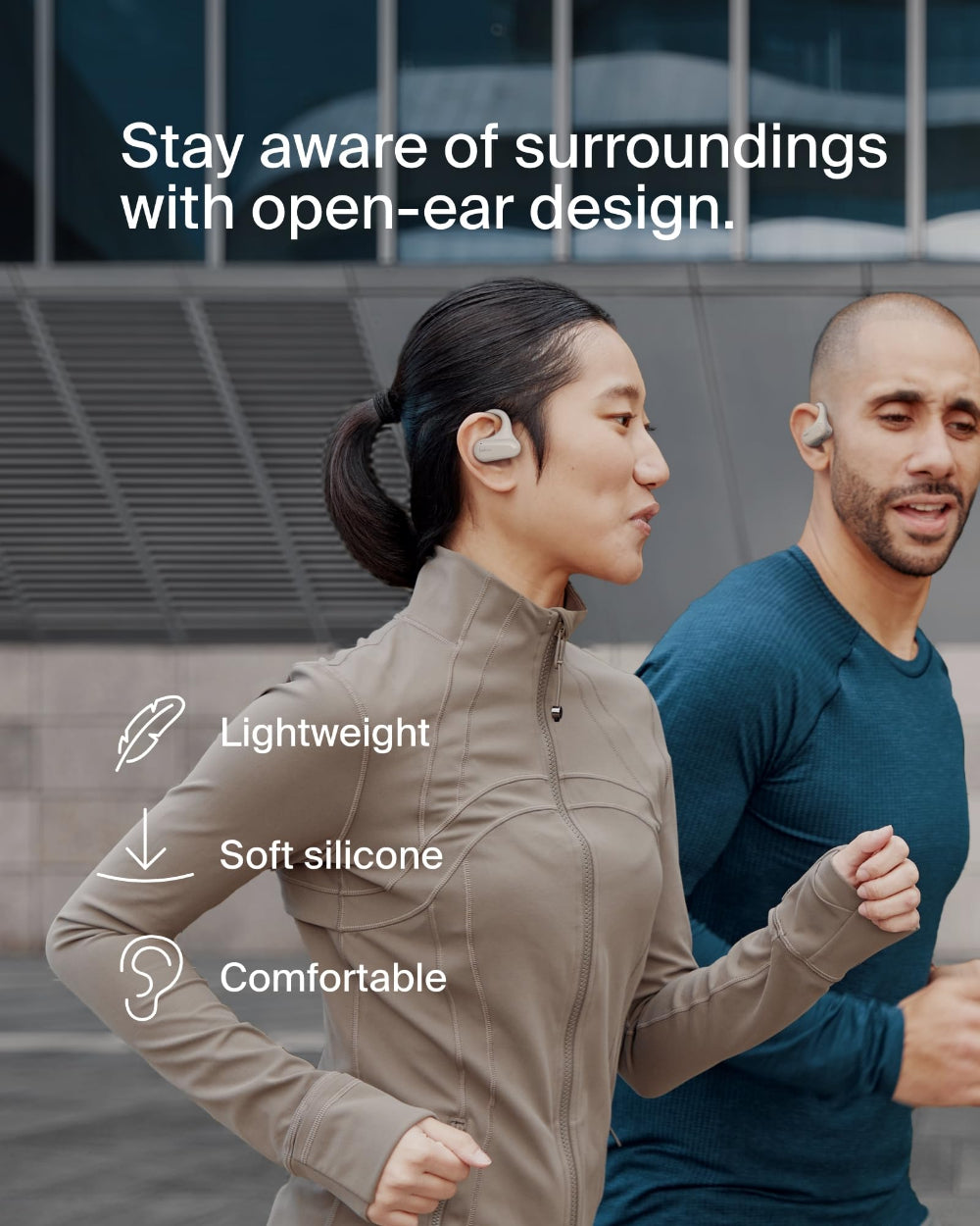 سماعات أذن لاسلكية مفتوحة الأذن من بيلكين أوديو ساوندفورم كلير