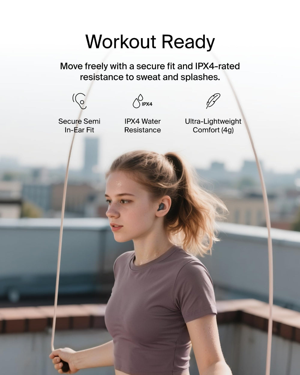 Belkin SoundForm Anywhere True Wireless Earbuds, Bluetooth 5.3, 26-Hour Battery, Multipoint Connection, IPX4 Water Resistant, Black
