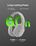 Belkin SOUNDFORM SURROUND| OverEar Wireless Headphone, High Audio & Call Quality, Bluetooth 5.4, 60Hrs Battery Life, USB-C Fast Charging, Multi-Point, Comfortable, Adjustable, Foldable - Sand