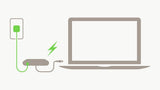 محول طاقة بيلكين USB-C إلى VGA بقدرة 60 واط - أسود