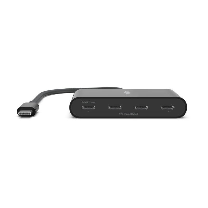 [OPEN BOX] BELKIN USB-C to 4-Port USB-C Hub - Black