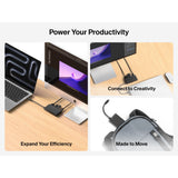 Belkin USB C Hub, 5-Port Hub w/ 4K HDMI Display @ 60Hz, 100W Power Delivery, Fast Data Transfer 10Gbps, USB C Multiport Adapter - Compatible with MacBook, iPad Pro, Chromebook, & More