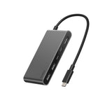 Belkin USB C Hub, 5-Port Hub w/ 4K HDMI Display @ 60Hz, 100W Power Delivery, Fast Data Transfer 5Gbps, USB C Multiport Adapter for MacBook, iPad Pro, Chromebook, & More - Upgraded HDMI 2.0 - Grey