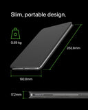 Belkin Connect Keyboard Case w/ Magnetic Stand for Apple iPad Pro 11" (M4) - Slim & Lightweight, 64 Keys, Bluetooth, Backlit, Auto Wake/Sleep, Long Battery Life - English Keyboard - Black