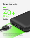[OPEN BOX] BELKIN BoostCharge Power Bank 10K mAh 15W Quick Charge 2x USB-C, 2x USB-A Ports - Black